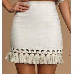 Super Cute Tassel Mini Skirt